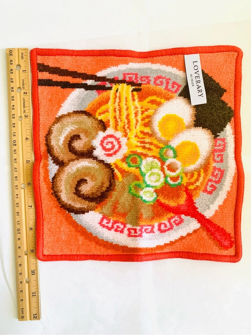 LOVERARY by FEILER Ramen Noodle Mini Towel Handkerchief Japan Kawaii